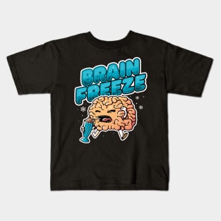 Brain Freeze - Funny Summer Ice Cream Gift Kids T-Shirt